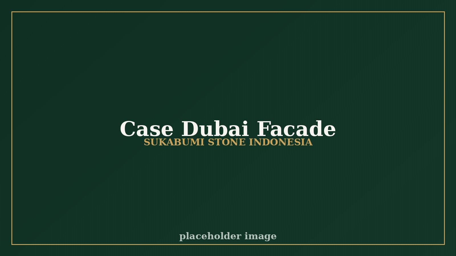 A Ventilated Black Lava Facade for a Dubai Boutique Hotel