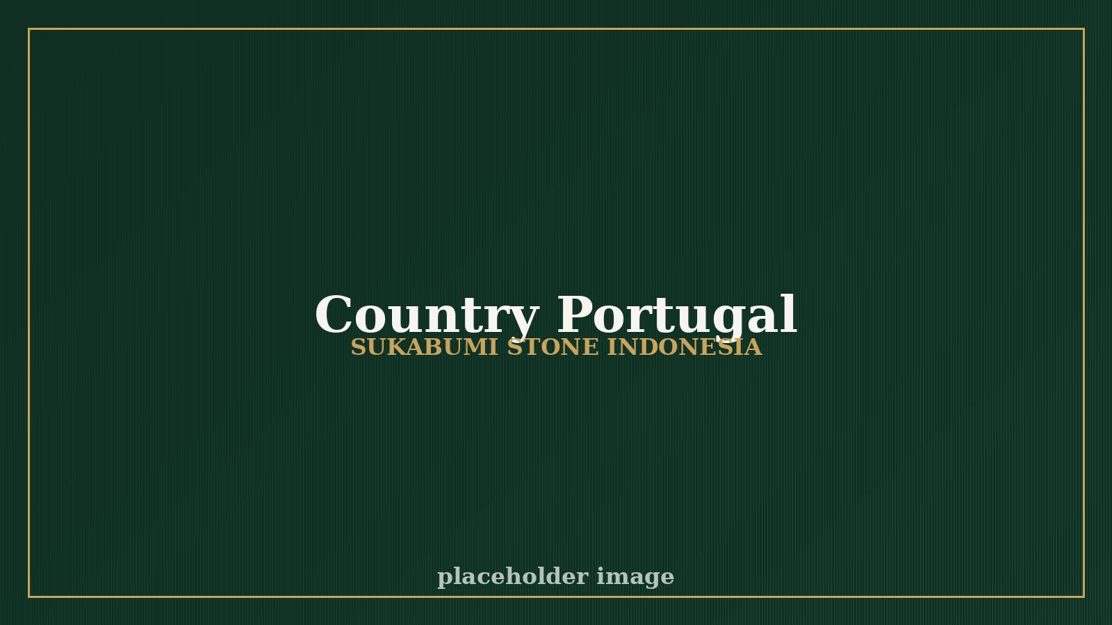 Sukabumi natural stone project in Portugal