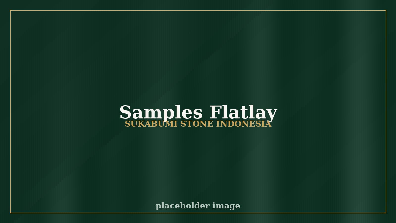 Flat-lay of Sukabumi stone samples in different finishes and colours